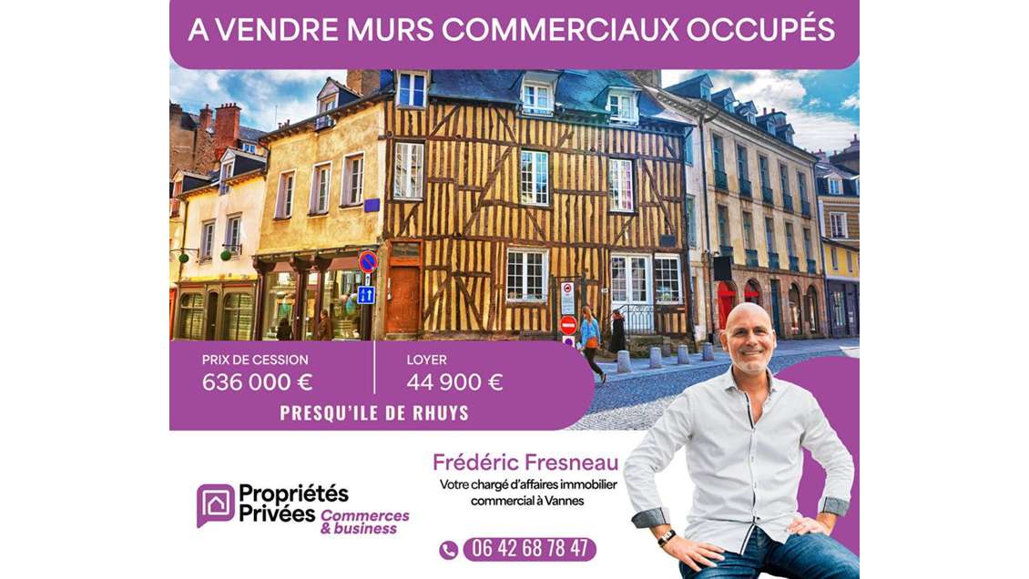MURS COMMERCIAUX LOUÉS - RENTABILITÉ 7,05 % - E