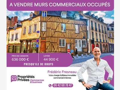 Murs commerciaux loués rentabilité 7.05 % Morbihan