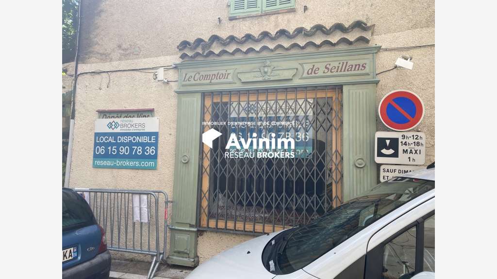 A vendre local commercial 47m² à Seillans village