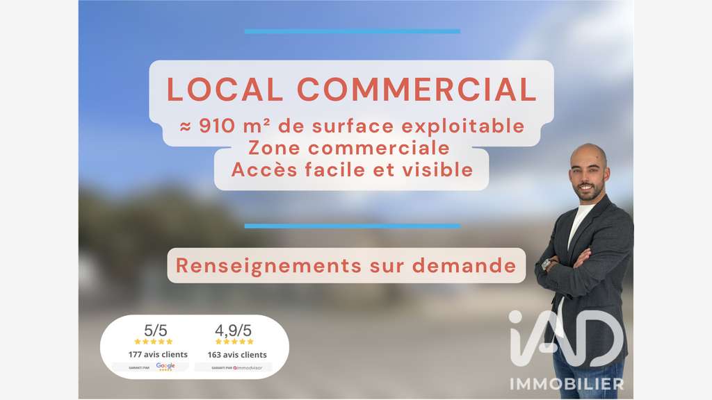 Vente local commercial de 910m² à Solliès-Pont