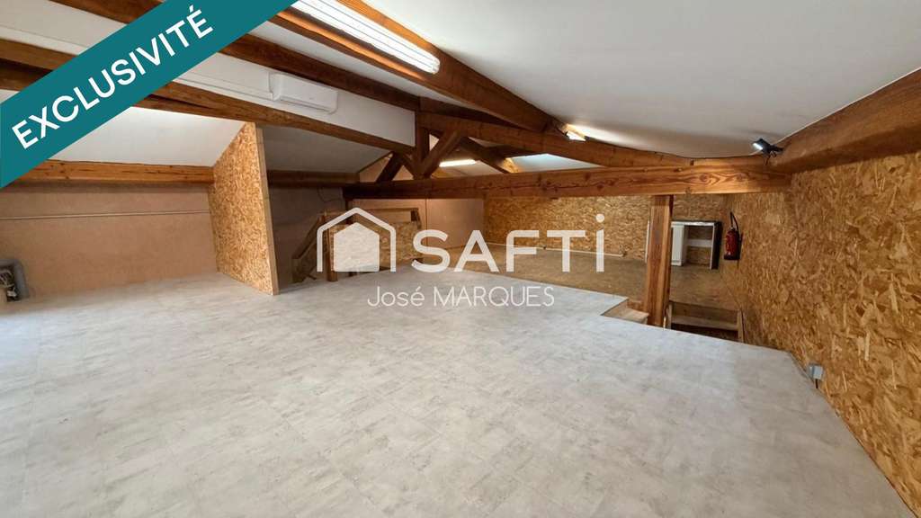 ZA Cogolin atelier en duplex avec préau 215m²
