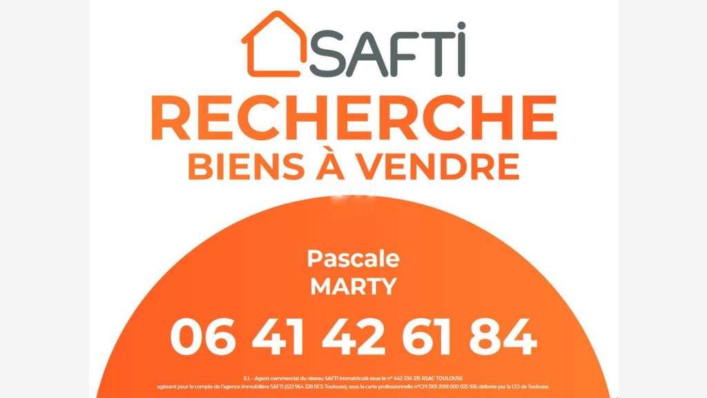 Local avec 11 parkings au centre de Bruguières