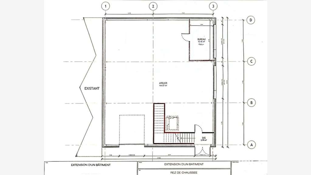 Vente local professionnel 1100m² à Tours 