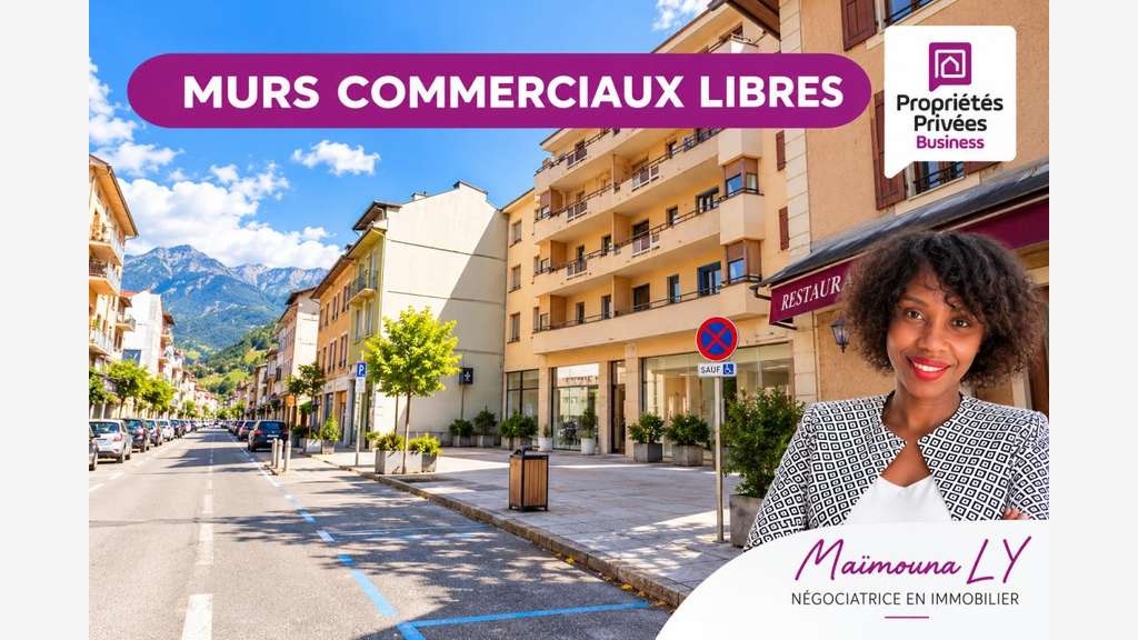 Vente murs commerciaux libres 163m² à Ugine
