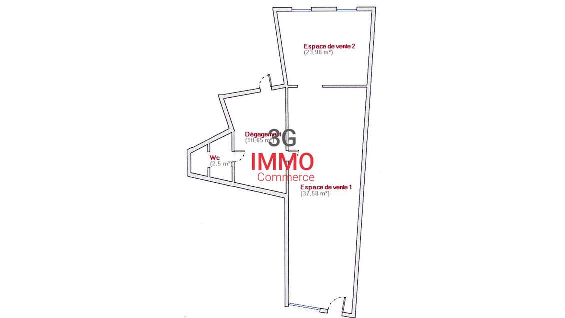 Vente local 150m² en centre historique d'Uzès