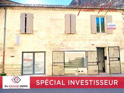 Uzès centre, immeuble en pierre de 130 m² avec s