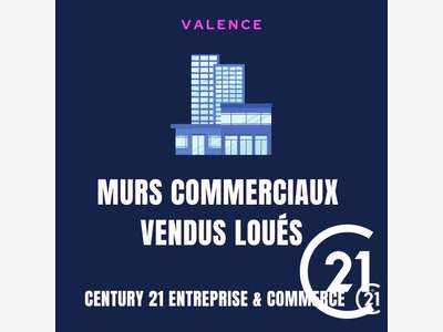 Murs commerciaux de 65m² à vendre à Valence