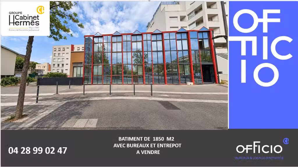 - BATIMENT BUREAUX ENTREPOT 1850 M²