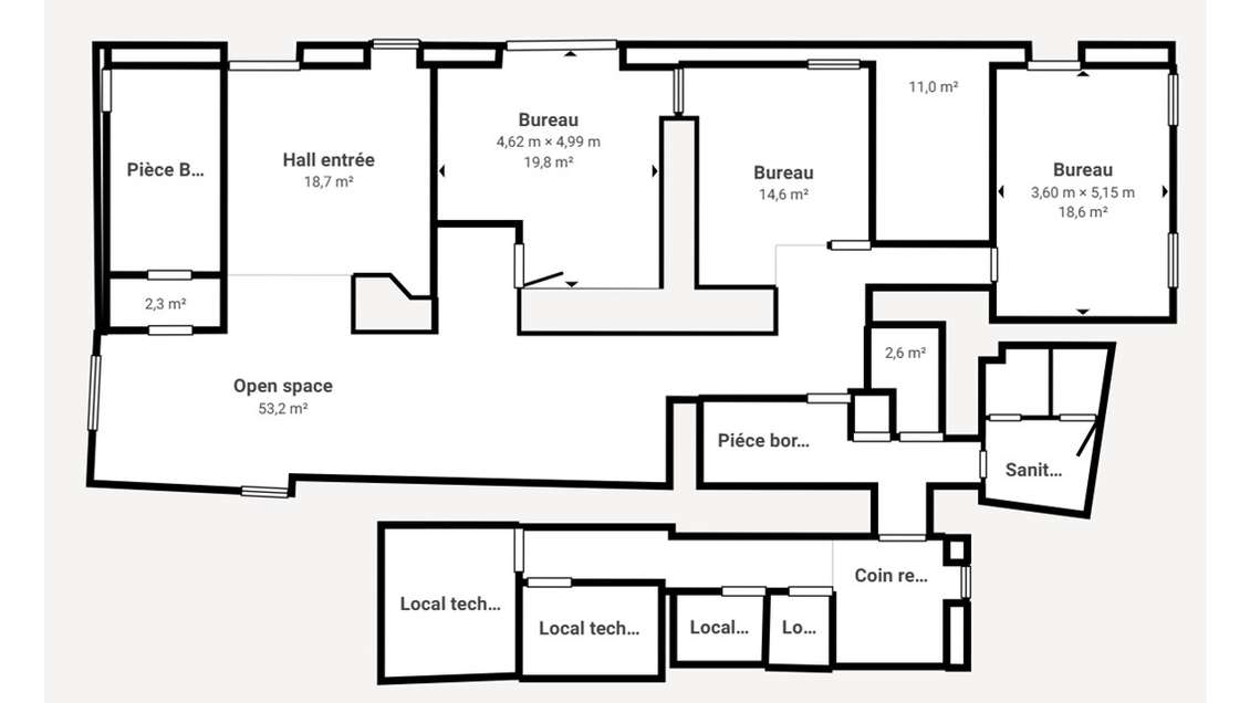 Vente murs commerciaux 188m² empl N°1 à Valleiry