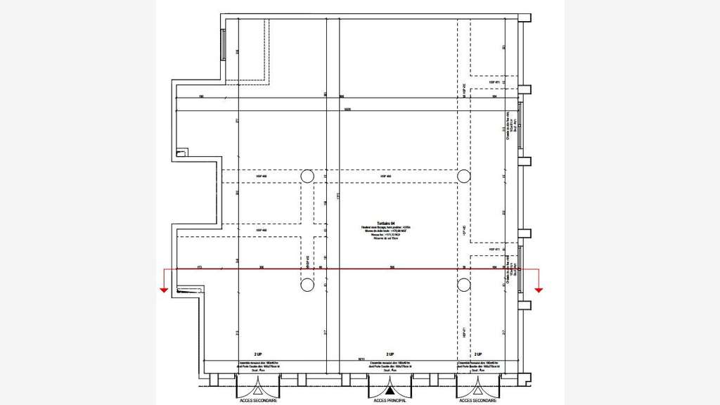 Bureaux neuf 166m² à Vaulx en Velin centre