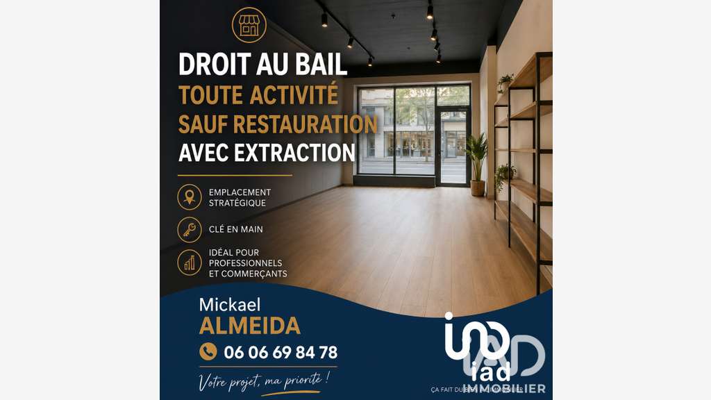 AV droit au bail local 42m² Saint-Louis Versailles