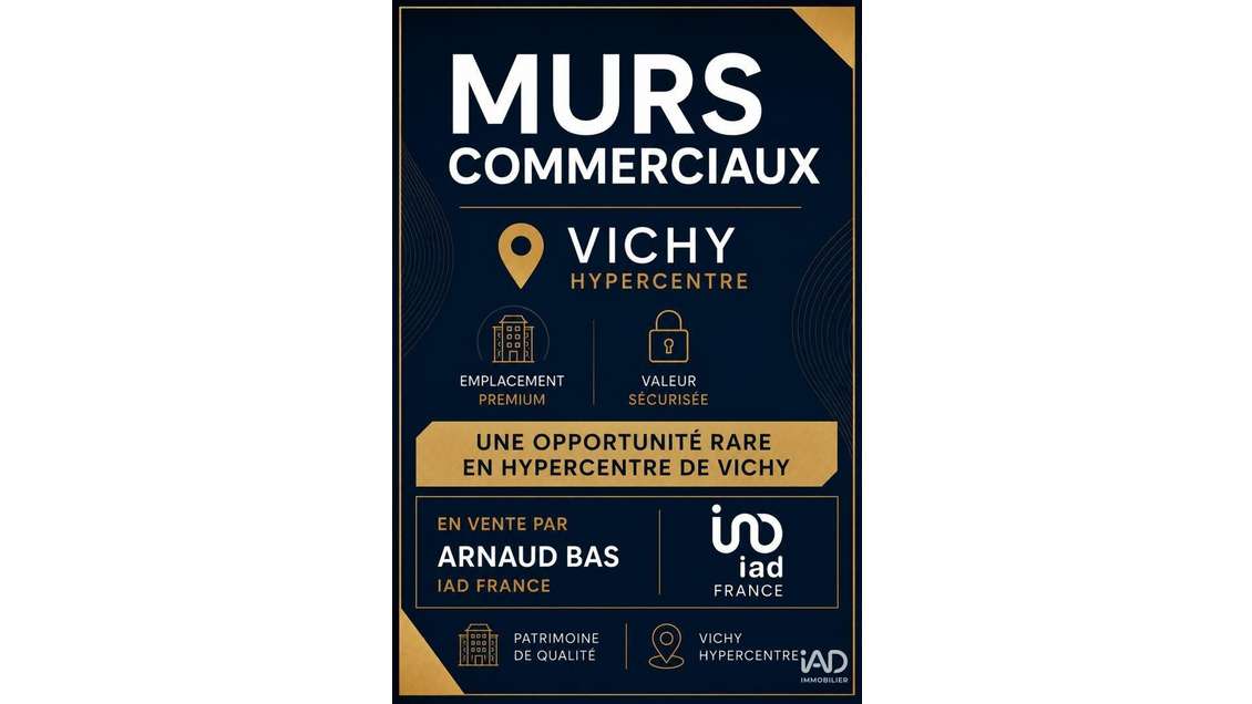 Vente murs commerciaux 3000m² à Vichy