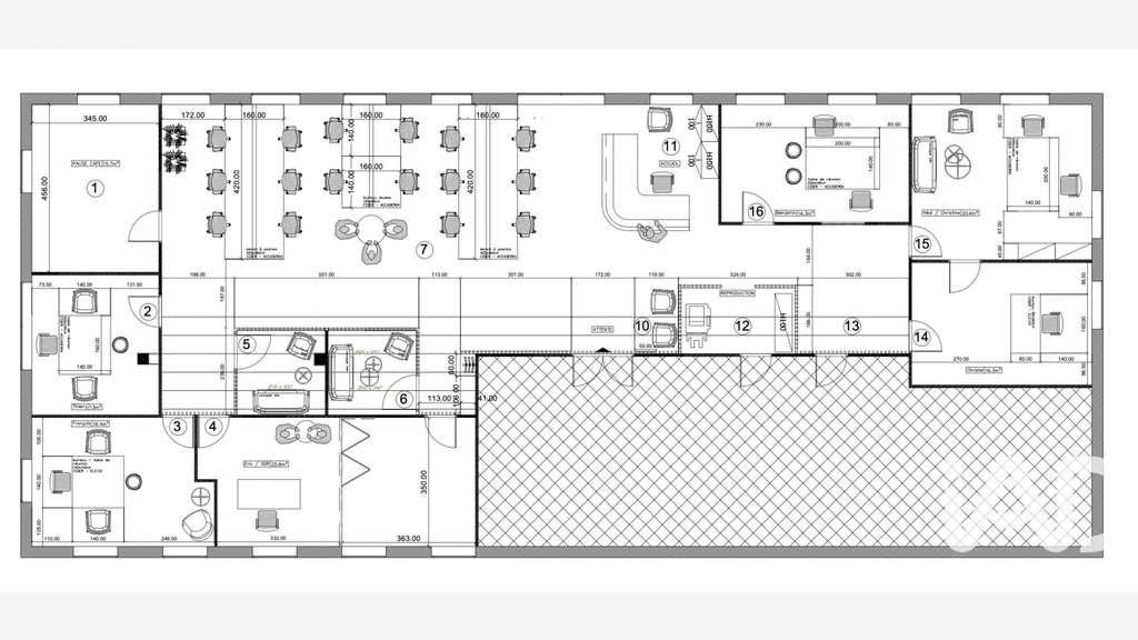 Vente bureaux premium 304m² à Wasquehal