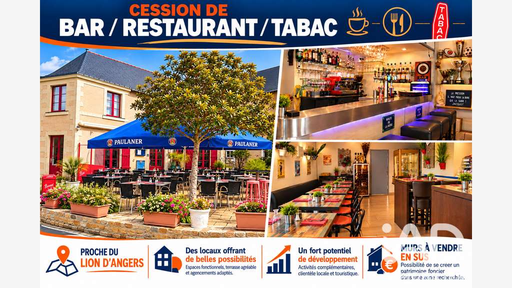 Vente local commercial proche du Lions d'Angers