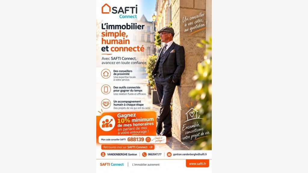 Vente murs et fonds clé en main à Hesdin