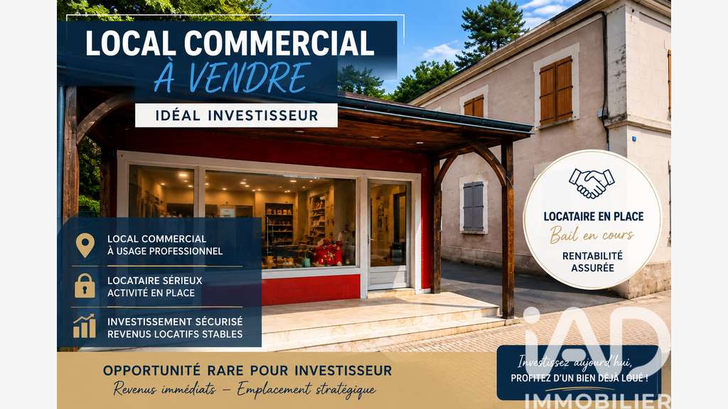 Vente murs commerciaux loués à Montval-sur-Loir