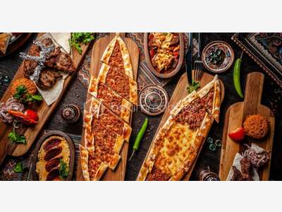 AV mur commercial restaurant turc Maisons-Alfort