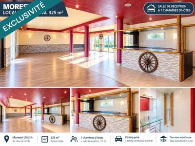 Vente local commercial 325m² au coeur de Morestel