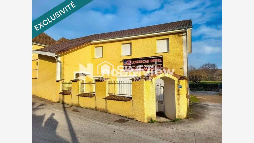 Vente local commercial 325m² au coeur de Morestel