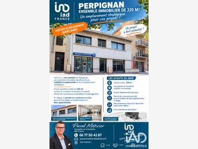 Vente local commercial 220m² à Perpignan
