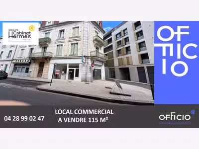 A vendre joli local commercial 115m² RDC à Valence