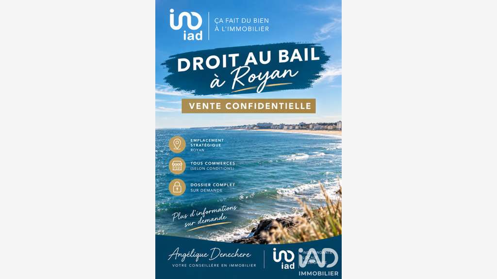 Droit au bail local commercial empl N°1 à Royan