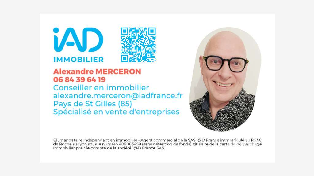 DAV local commercial 58m² à St-Gilles-Croix-de-Vie