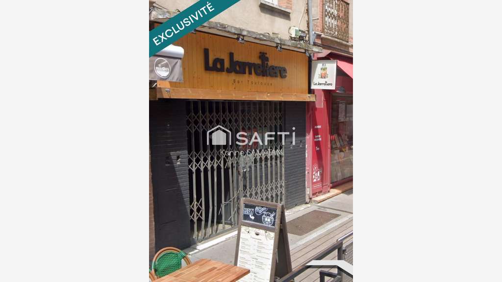 Vente local commercial 44m² loué à Toulouse