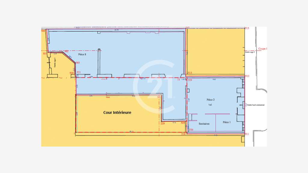 Vente local bureaux atypique 321m² à Valence