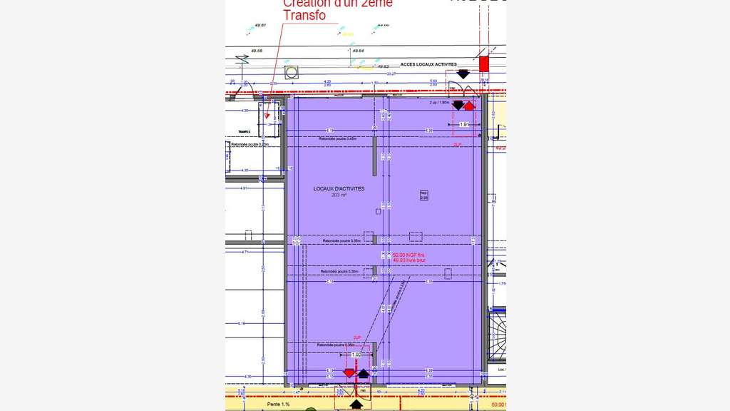 Local à vendre 203m² à Miramas centre 13140