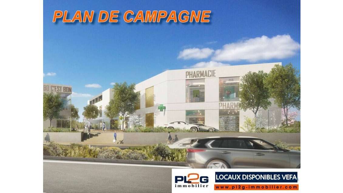 Vente local 1029m² en VEFA aux Pennes-Mirabeau