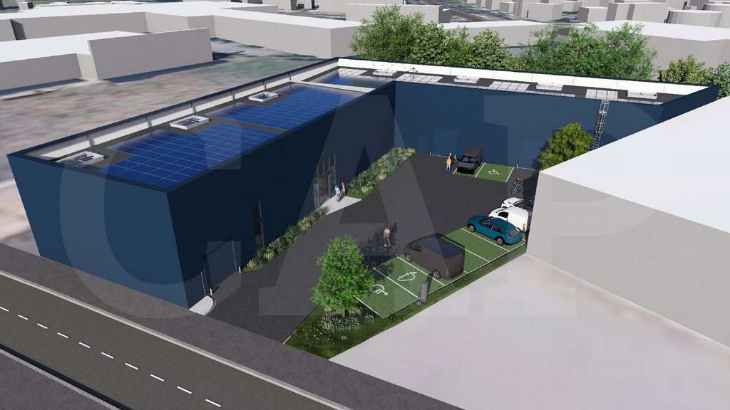 A vendre local 298m² à Vitré zone de Plagué