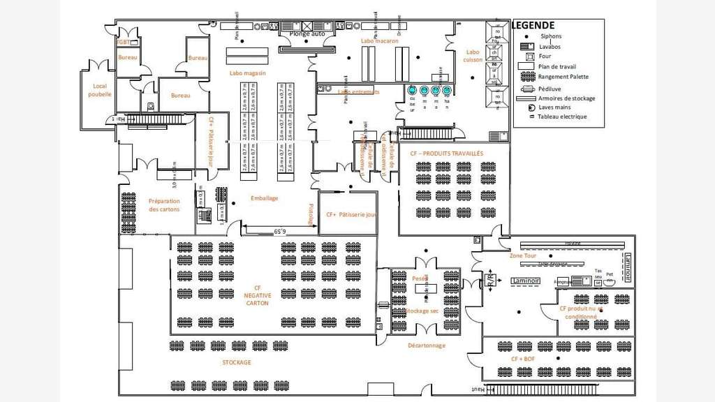 AV bâtiment agroalimentaire 1700m² à Blois