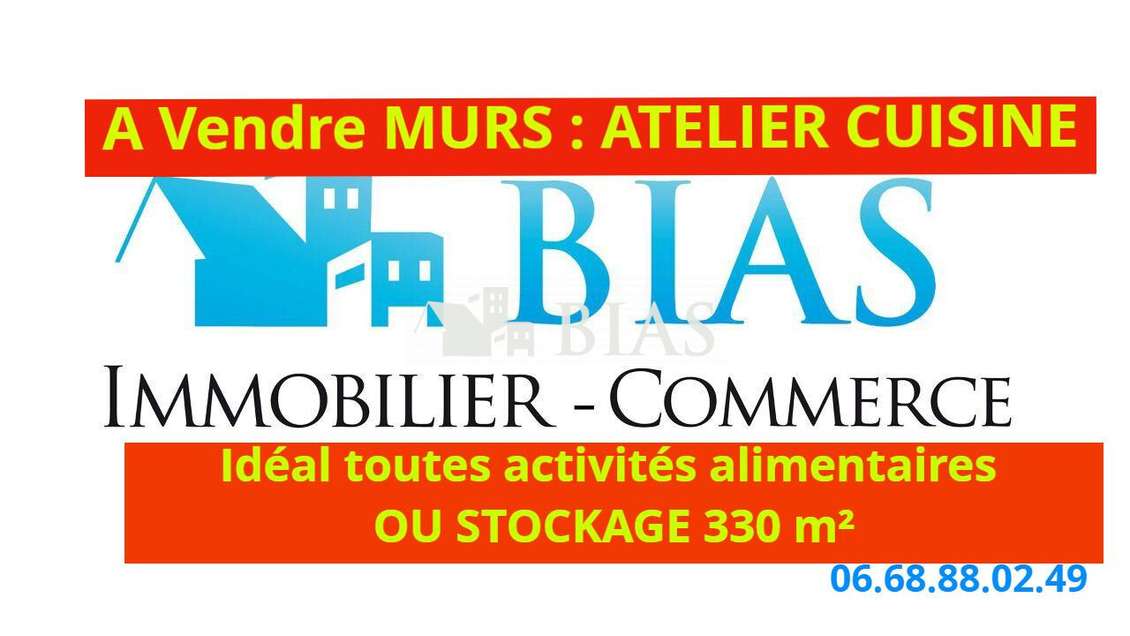 A vendre murs atelier alimentaire cuisine Dieppe