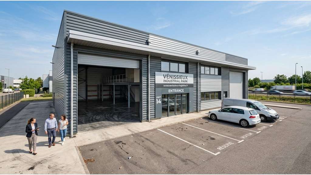 Vente entrepôt de 151m² + parkings à Vénissieux