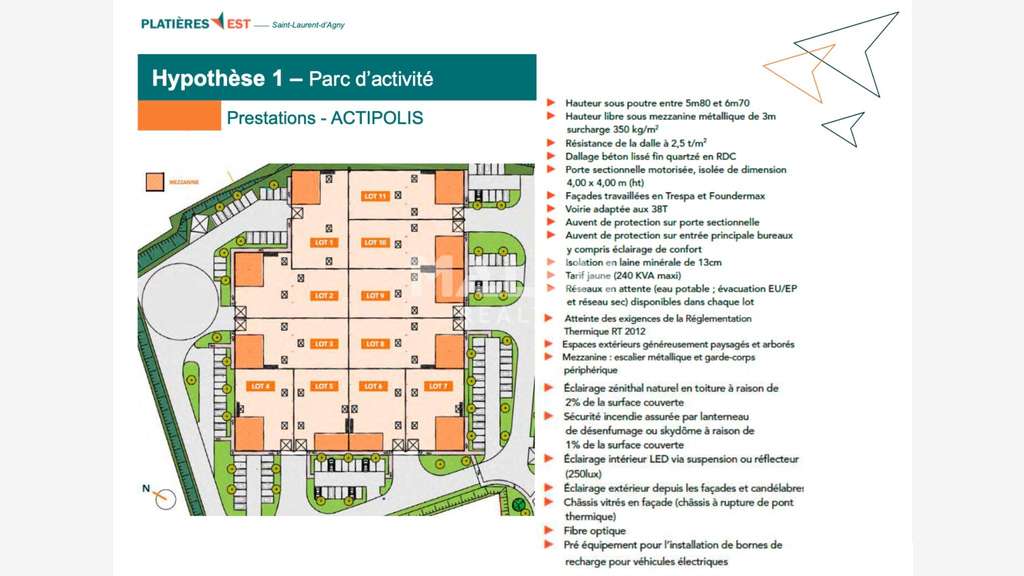 Locaux d'activités neufs 12 005m² à vendre Mornant