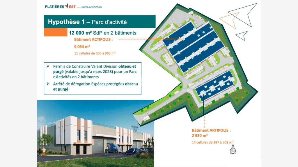 Locaux d'activités neufs 12 005m² à vendre Mornant
