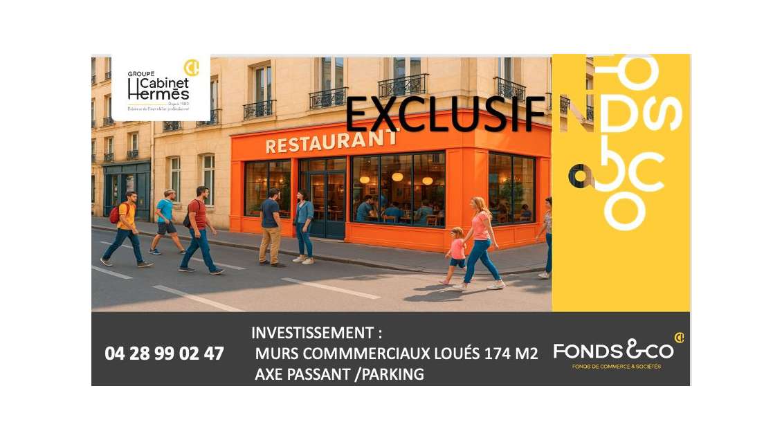 Location murs commerciaux 174m² Bourg-lès-Valence