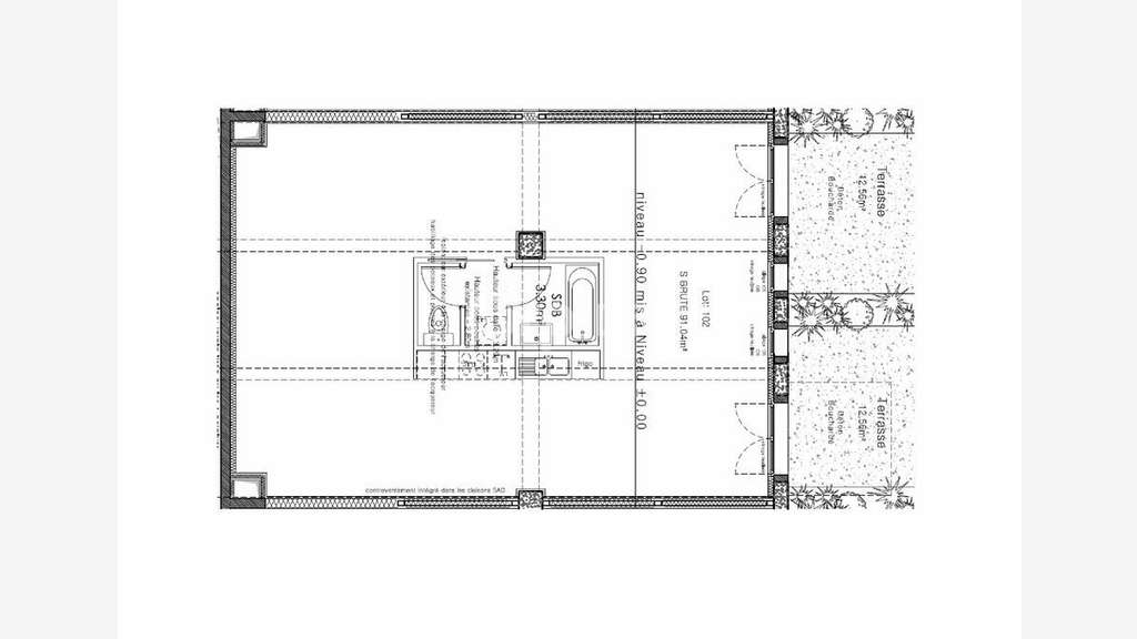 Vente loft 90m² brut au centre de Mulhouse