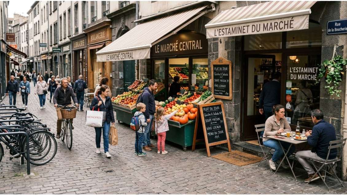 Epicerie avec restauration hyper centre Clermont