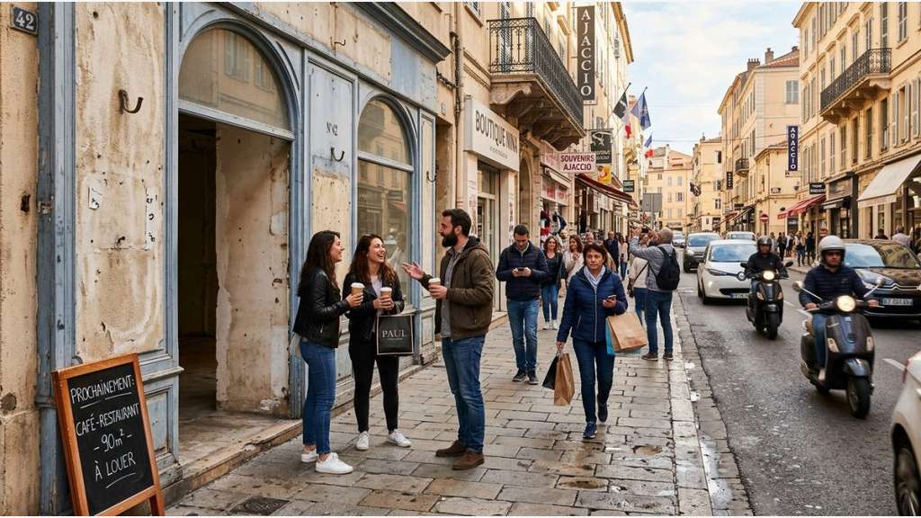 Vente murs commerciaux 90m² à Ajaccio centre ville