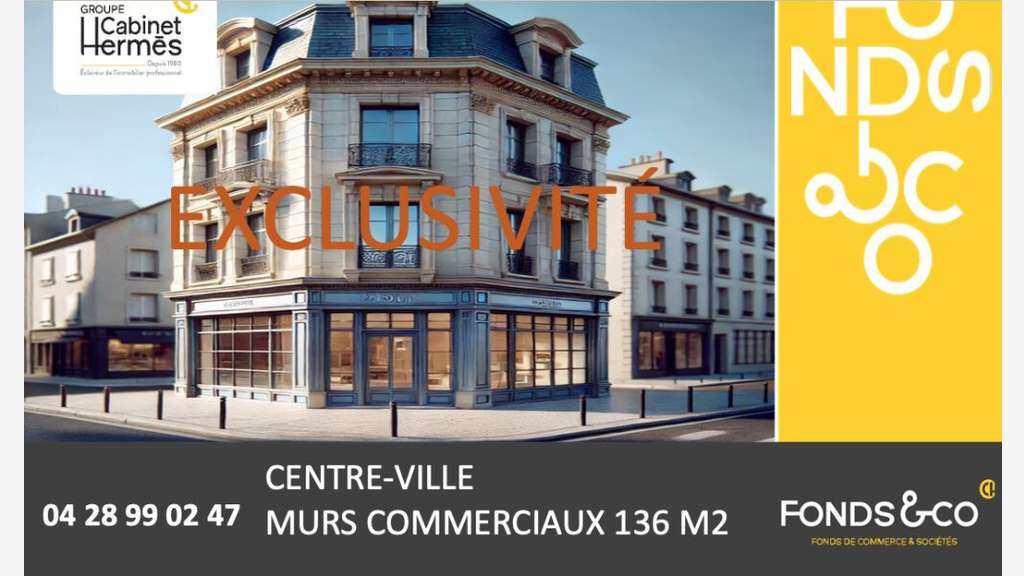 Vente murs commerciaux centre-ville Romans