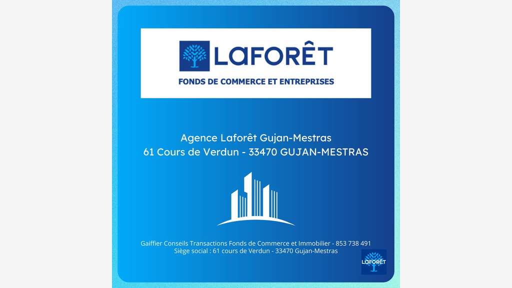 Vente murs commerciaux empl premium Gujan-Mestras