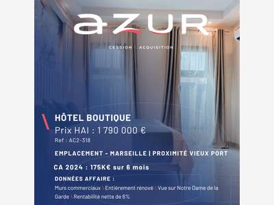 VENTE Murs commerciaux Hotel Marseille