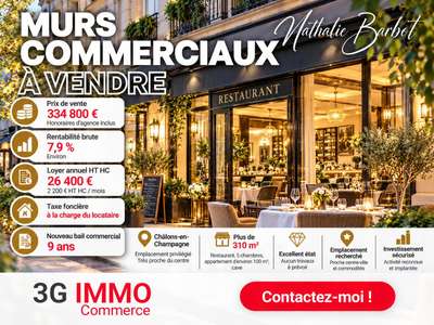 Vente murs hôtel de renom à Châlons-en-Champagne