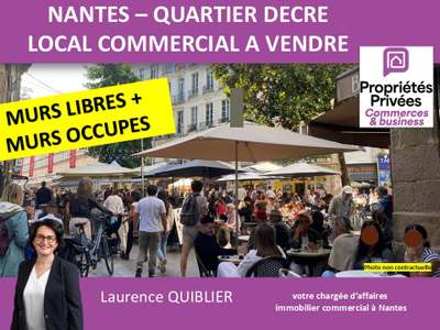 Vente murs commerciaux 56m² à Nantes Pilori Decré