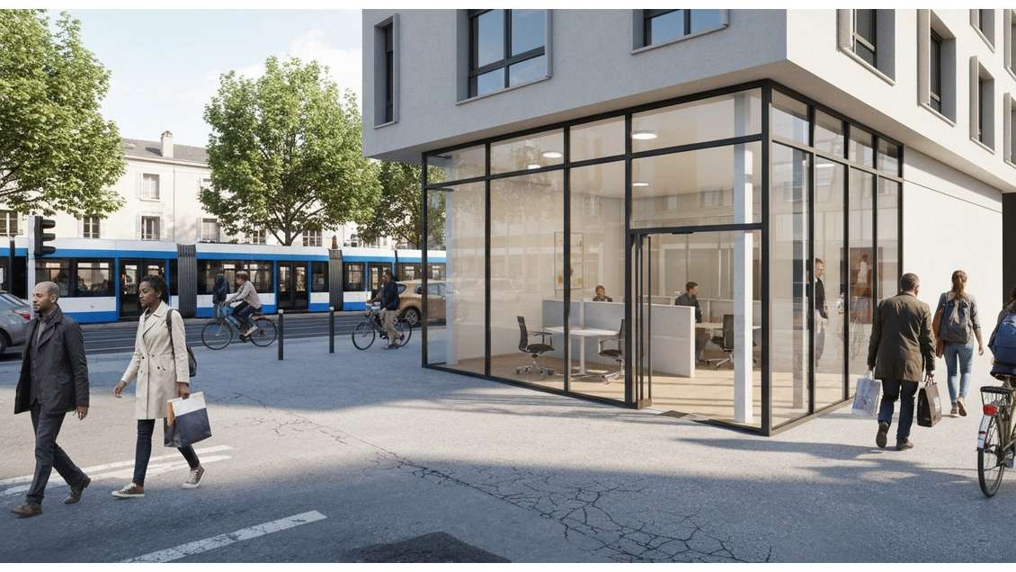 AV murs commerciaux neufs 45m² à Castelnau-le-Lez