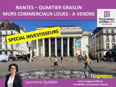 Vente murs commerciaux occupés à Nantes Graslin