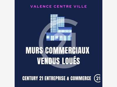 Vente murs vendus loués de 55m² à Valence centre