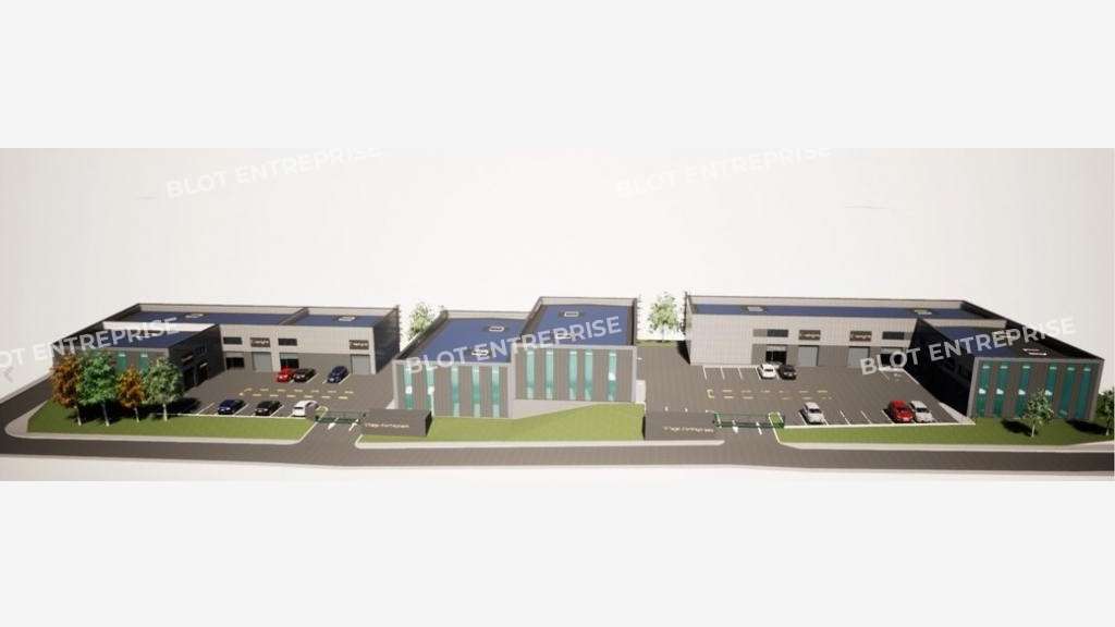 Vend parc d'activités 250m² à St-Aubin-du-Cormier